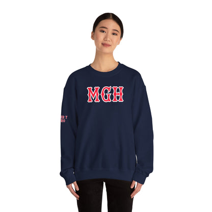 MGH LUNDER 7 NEURO SOX LETTERS CREWNECK