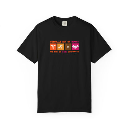 HOSPITALS RUN ON NURSES TEE
