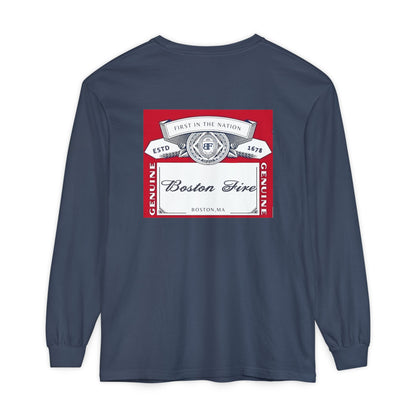 BOSTON FIRE CROWN LABEL LONG SLEEVE