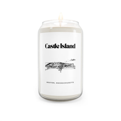 Castle Island aerial Scented Soy Candle