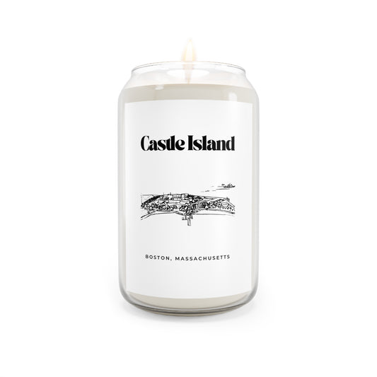 Castle Island aerial Scented Soy Candle