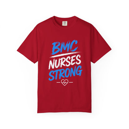 RED BMC STRONGER NURSES STRONGER BOSTON TEE