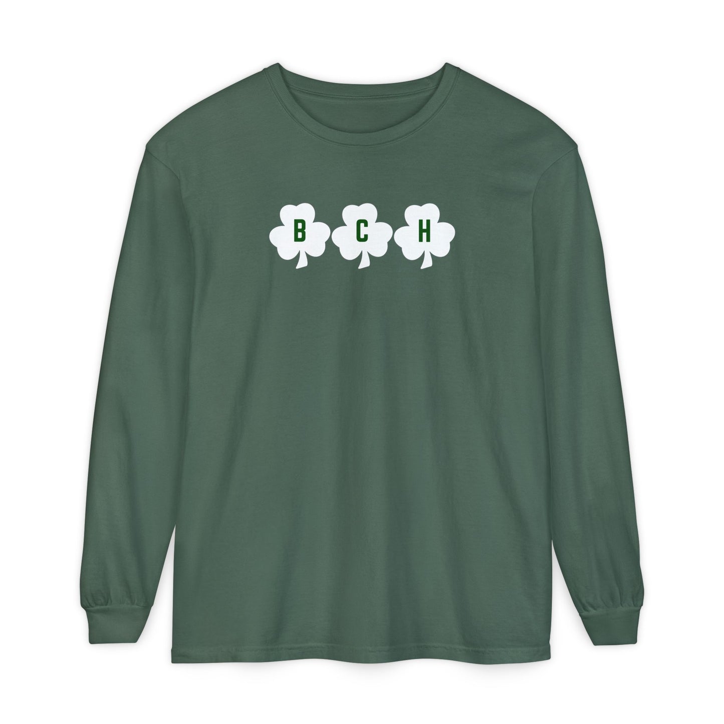 GREEN BCH SHAMROCK LONG SLEEVE