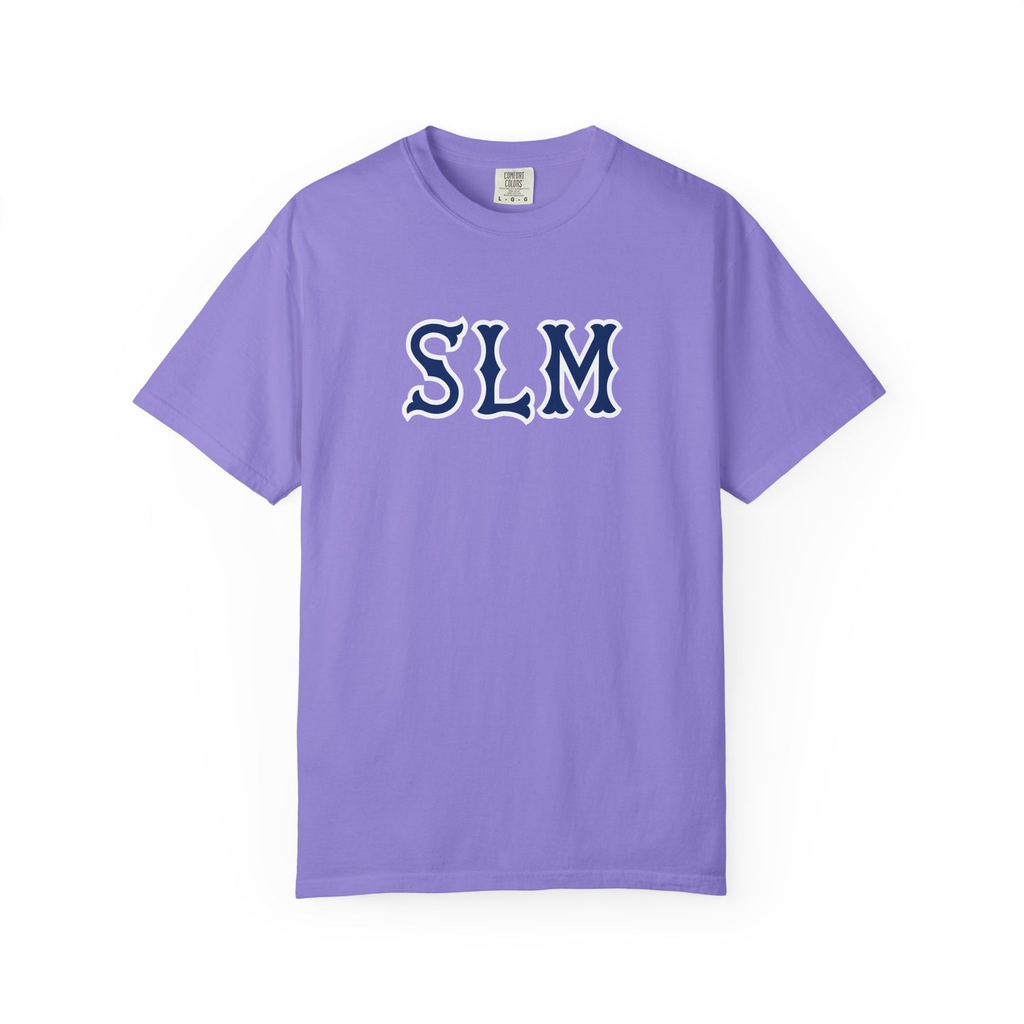 SLM NAVY SOX LETTERS TEE