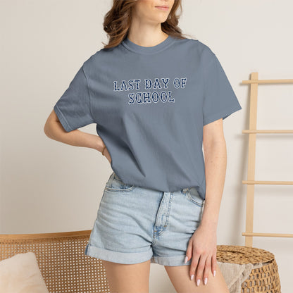 NAVY FENWAY LAST DAY OF SCHOOL TEE