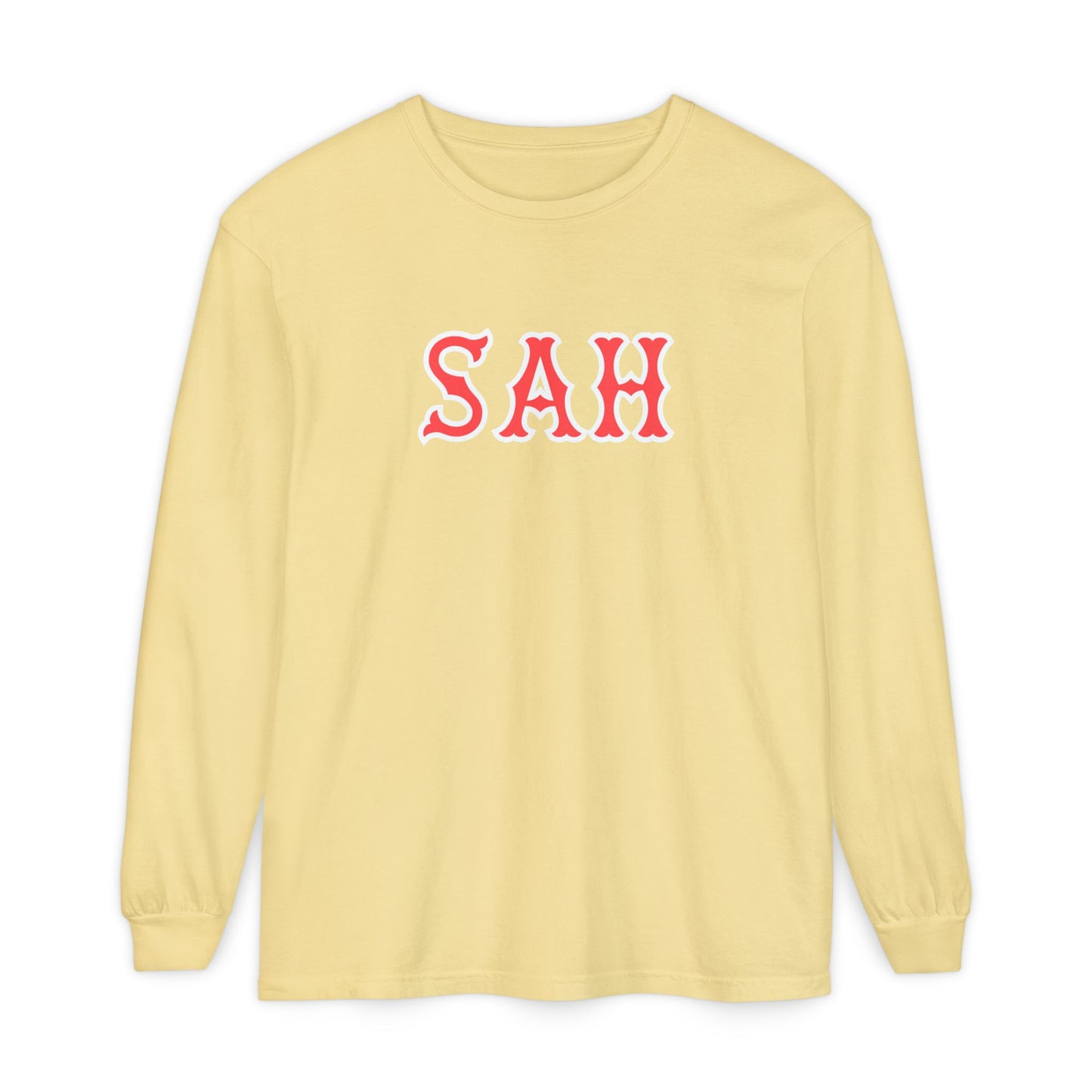 SAH SOX LETTERS LONG SLEEVE