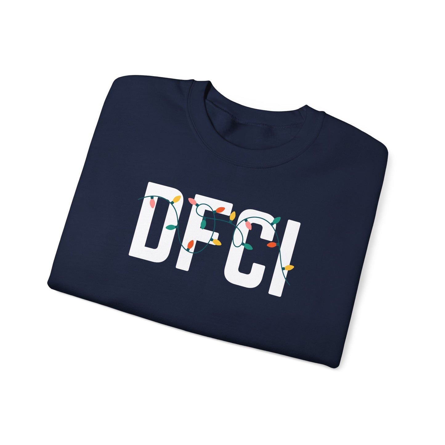 DFCI HOLIDAY LIGHTS HEAVY BLEND CREWNECK