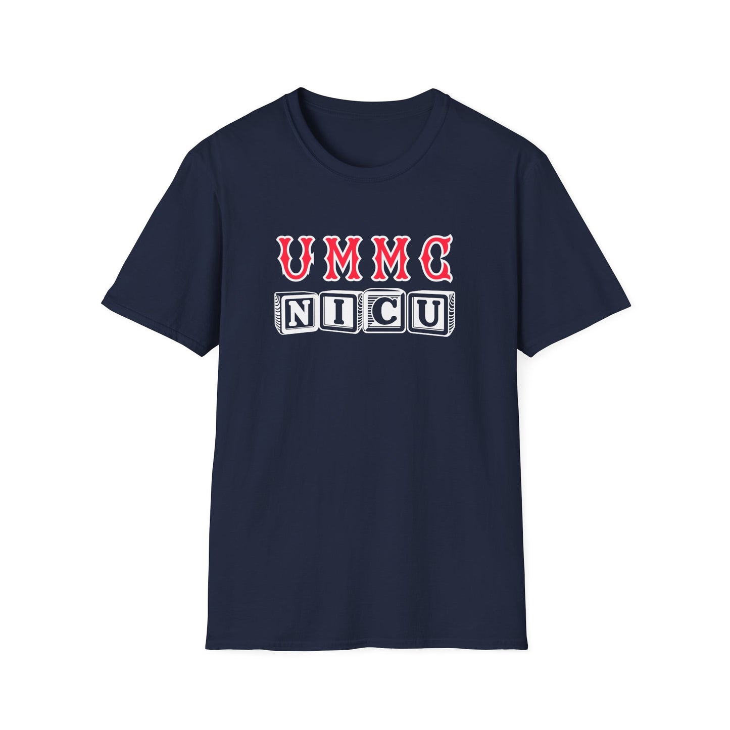 UMMC SOX LETTERS NICU TEE