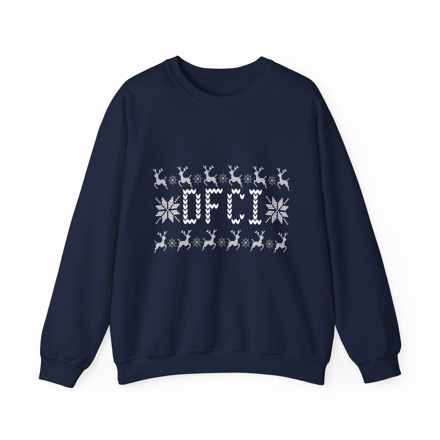DFCI UGLY SWEATER HEAVY BLEND CREWNECK