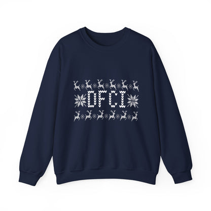 DFCI UGLY SWEATER HEAVY BLEND CREWNECK