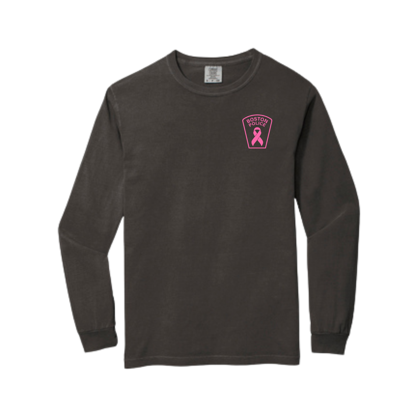 BOSTON POLICE BREAST CANCER AWARENESS LONG SLEEVE