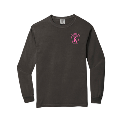 BOSTON POLICE BREAST CANCER AWARENESS LONG SLEEVE