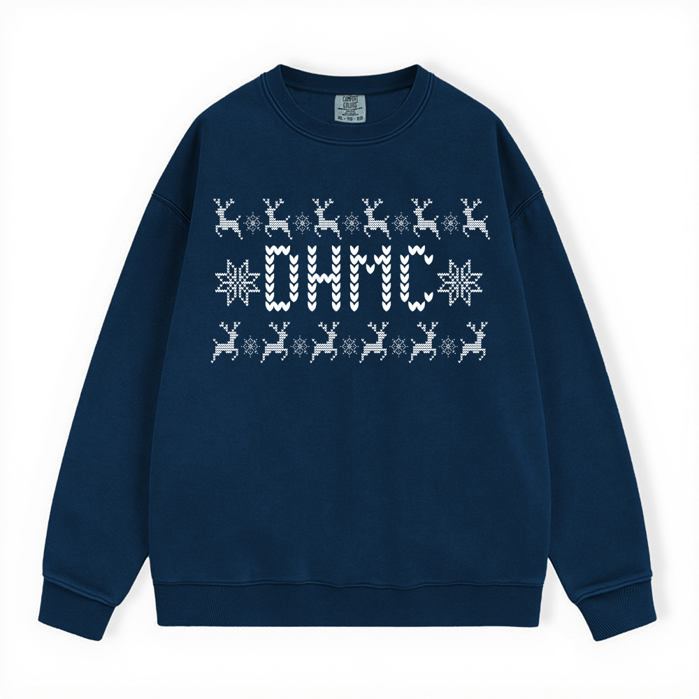 DHMC UGLY SWEATER COMFORT COLORS CREWNECK