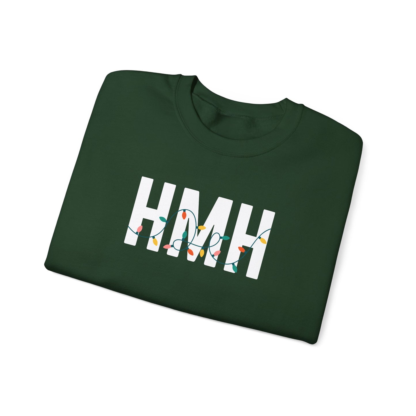 HMH HOLIDAY LIGHTS HEAVY BLEND CREWNECK