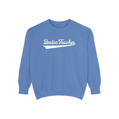 BOSTON TEACHER COMFORT COLORS CREWNECK