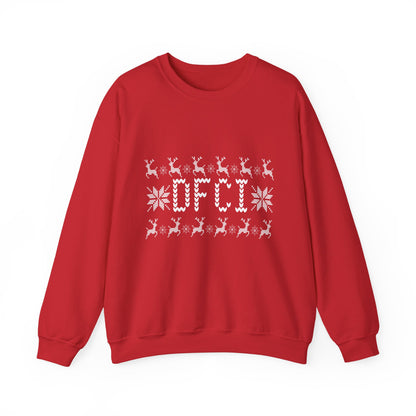DFCI UGLY SWEATER HEAVY BLEND CREWNECK