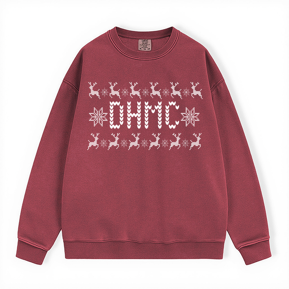 DHMC UGLY SWEATER COMFORT COLORS CREWNECK