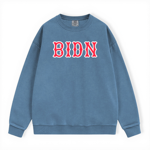 BIDN SOX LETTERS CREWNECK