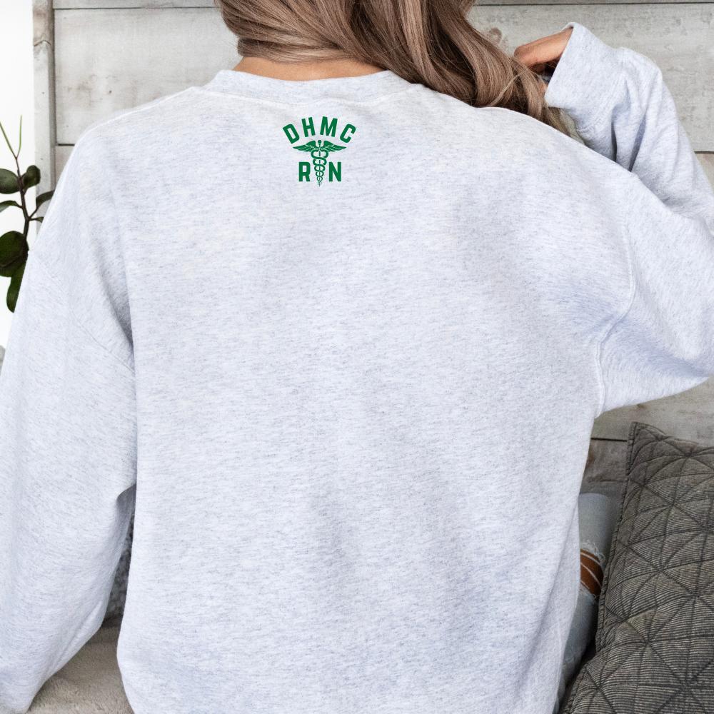 DARK GREEN DHMC CVCC CHAMPION CREWNECK