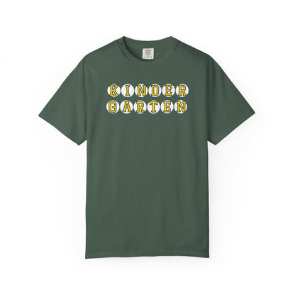 KINDERGARTEN YELLOW PLAYER NUMBER T-SHIRT