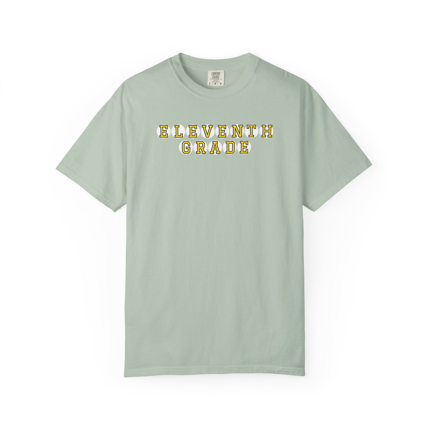 ELEVENTH GRADE YELLOW PLAYER LETTERS T-SHIRT