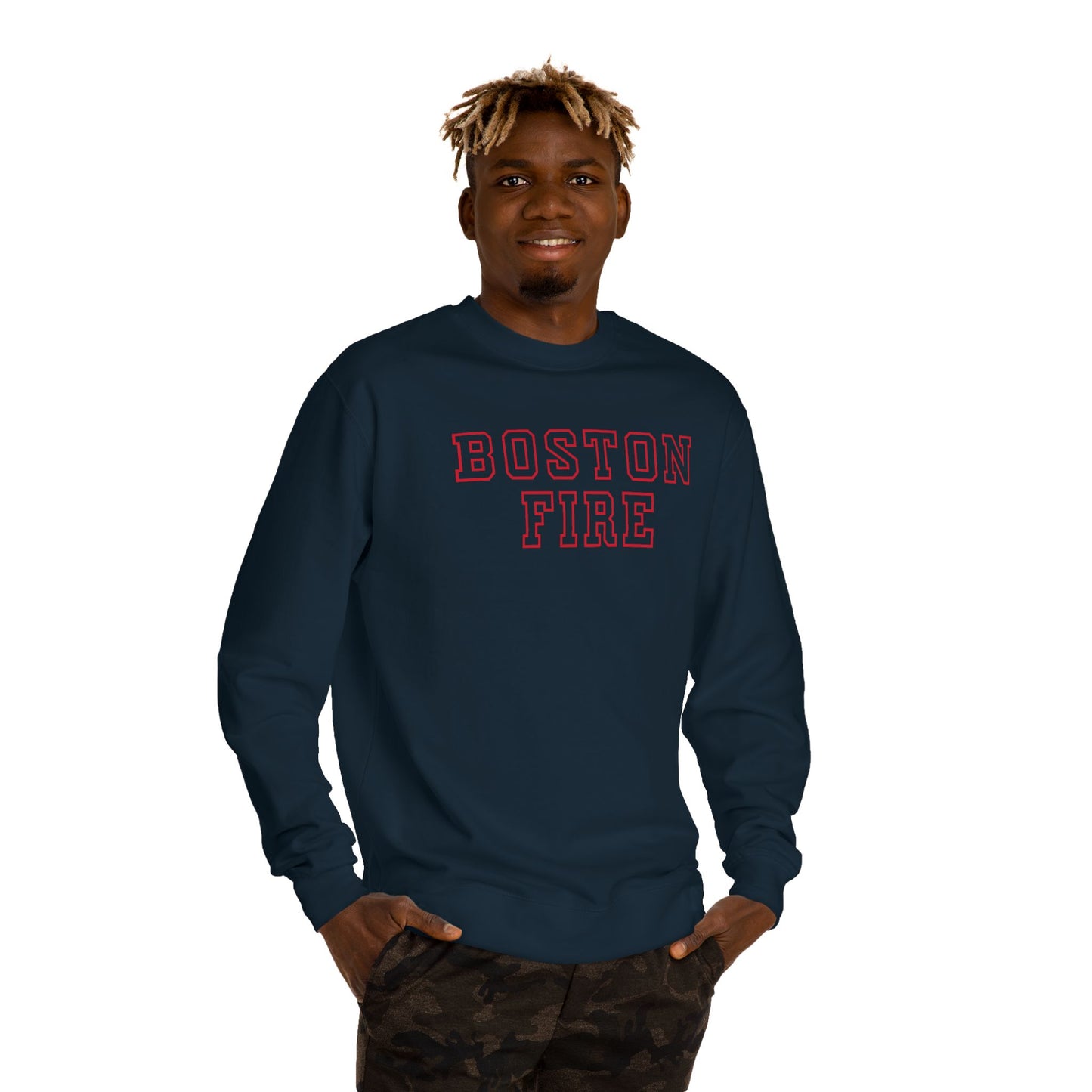 BOSTON FIRE INDEPENDANT TRADING CO CREWNECK