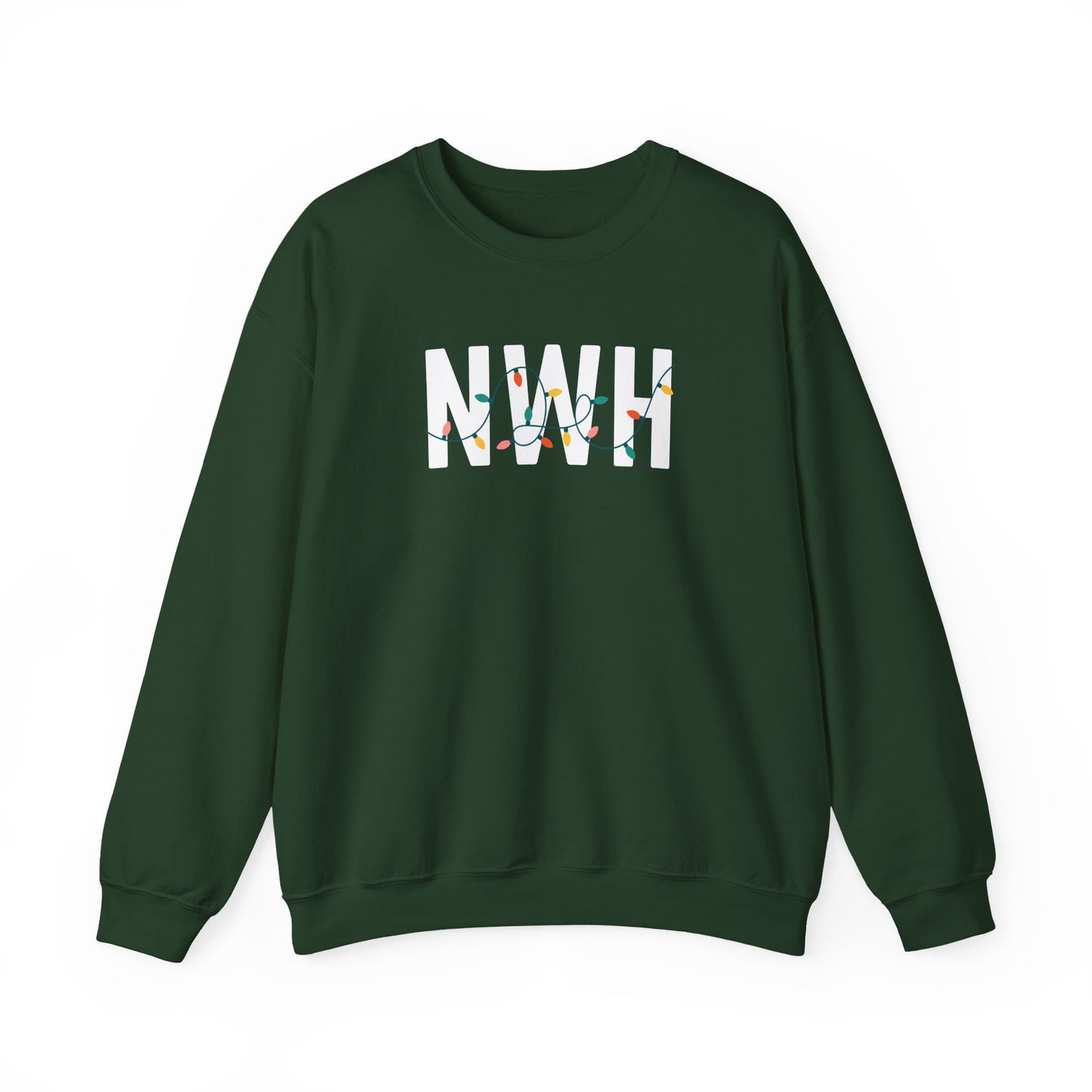 NWH HOLIDAY LIGHTS HEAVY BLEND CREWNECK