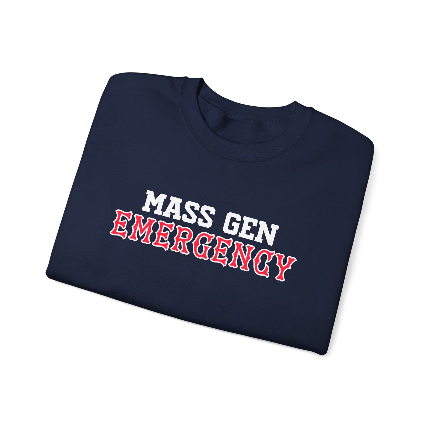 MASS GEN EMERGENCY FENWAY CREWNECK