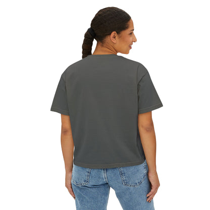 BOSTON MA VARSITY CROP TOP