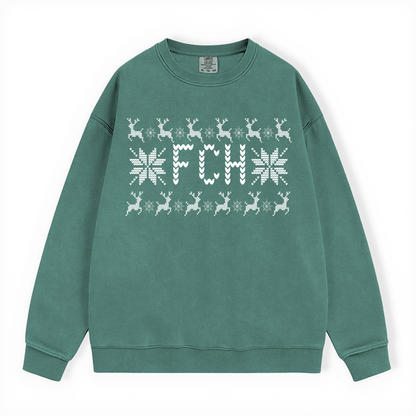 FCH UGLY SWEATER COMFORT COLORS CREWNECK