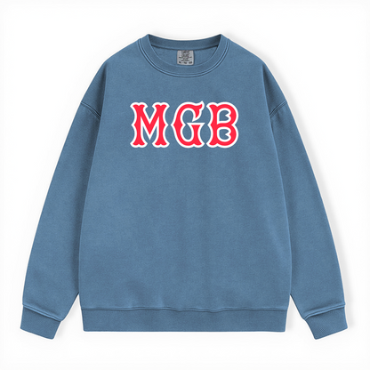 MGB SOX LETTERS CREWNECK