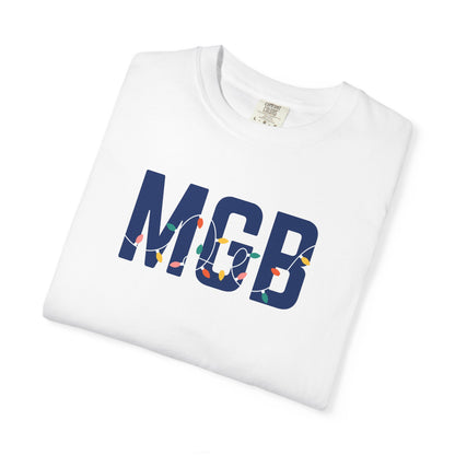 MGB HOLIDAY LIGHTS T-SHIRT - WHITE