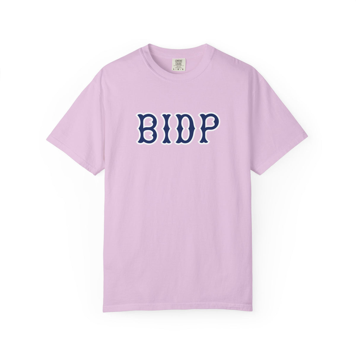 BIDP NAVY SOX LETTERS TEE