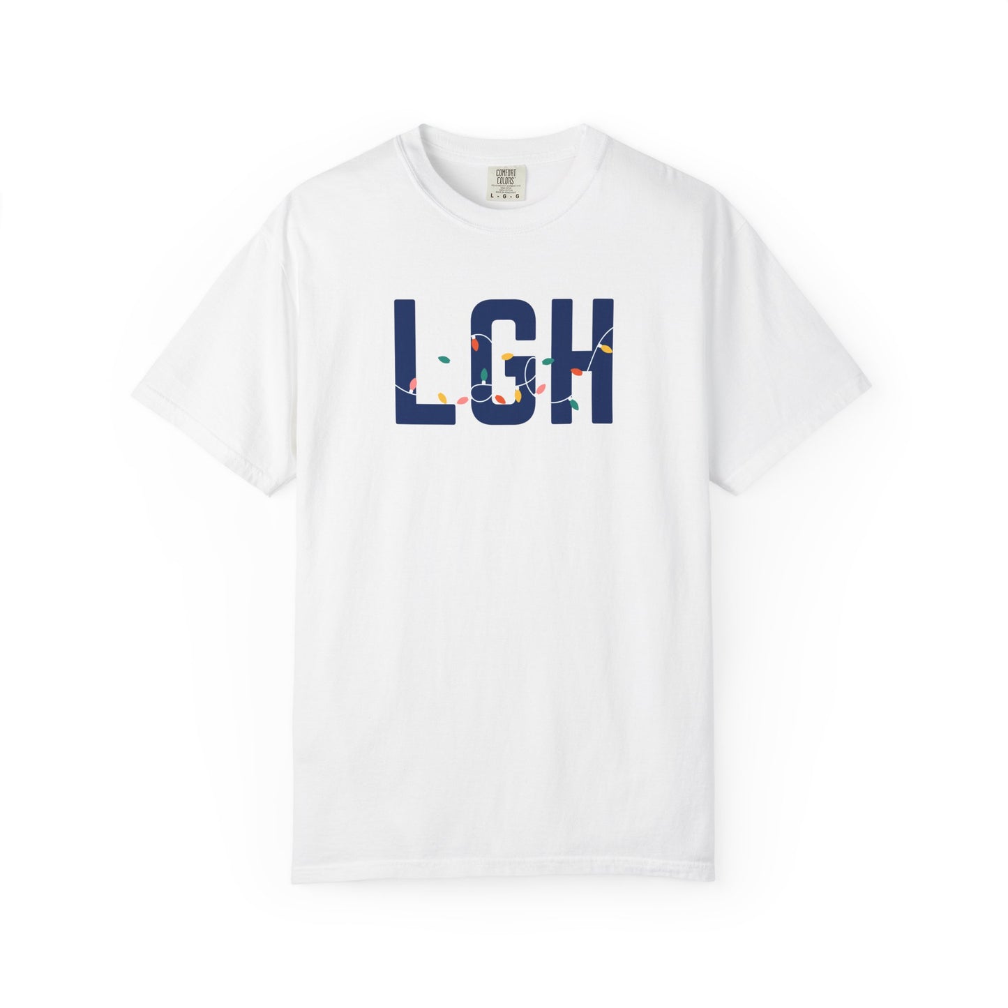 LGH HOLIDAY LIGHTS T-SHIRT - WHITE