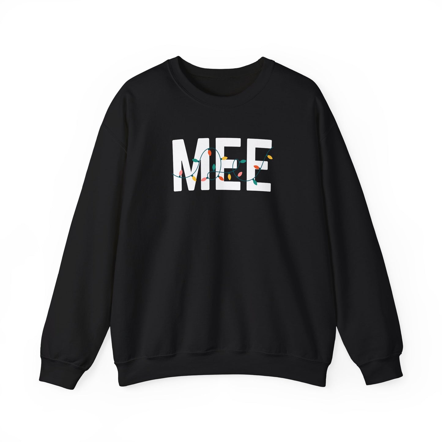 MEE HOLIDAY LIGHTS HEAVY BLEND CREWNECK