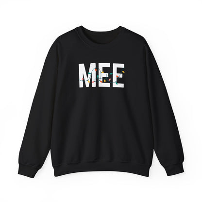 MEE HOLIDAY LIGHTS HEAVY BLEND CREWNECK