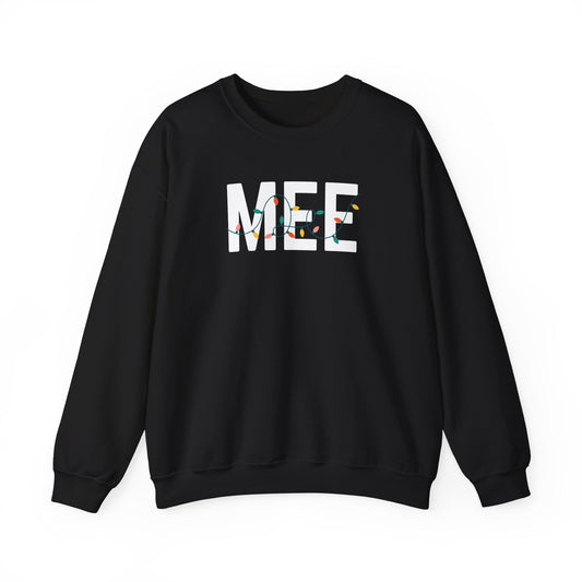 MEE HOLIDAY LIGHTS HEAVY BLEND CREWNECK