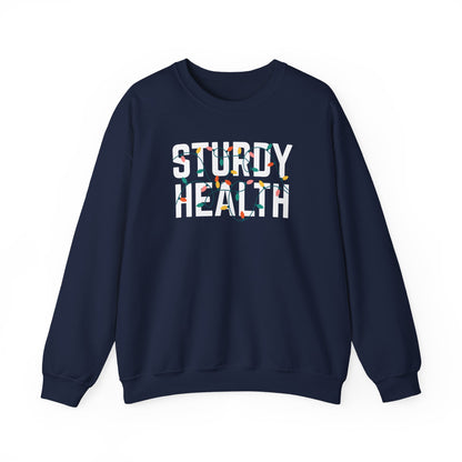 STURDY HEALTH HOLIDAY LIGHTS HEAVY BLEND CREWNECK