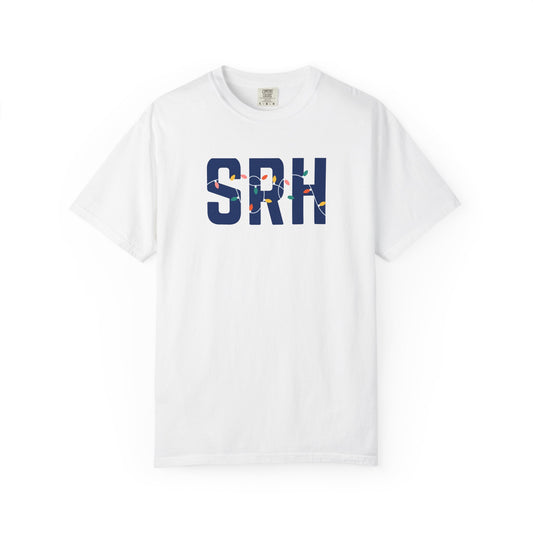 SRH HOLIDAY LIGHTS T-SHIRT - WHITE