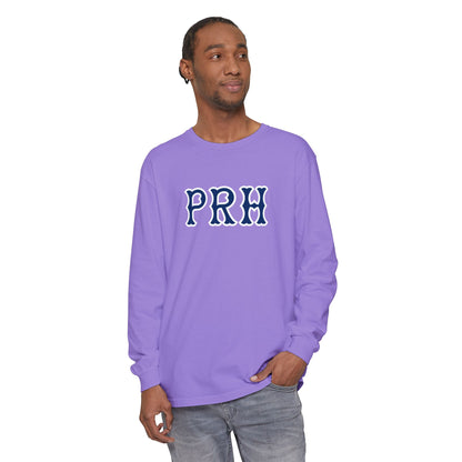 PRH NAVY SOX LETTERS LONG SLEEVE