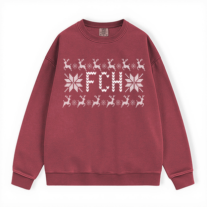 FCH UGLY SWEATER COMFORT COLORS CREWNECK