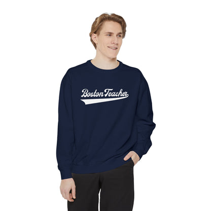 BOSTON TEACHER COMFORT COLORS CREWNECK