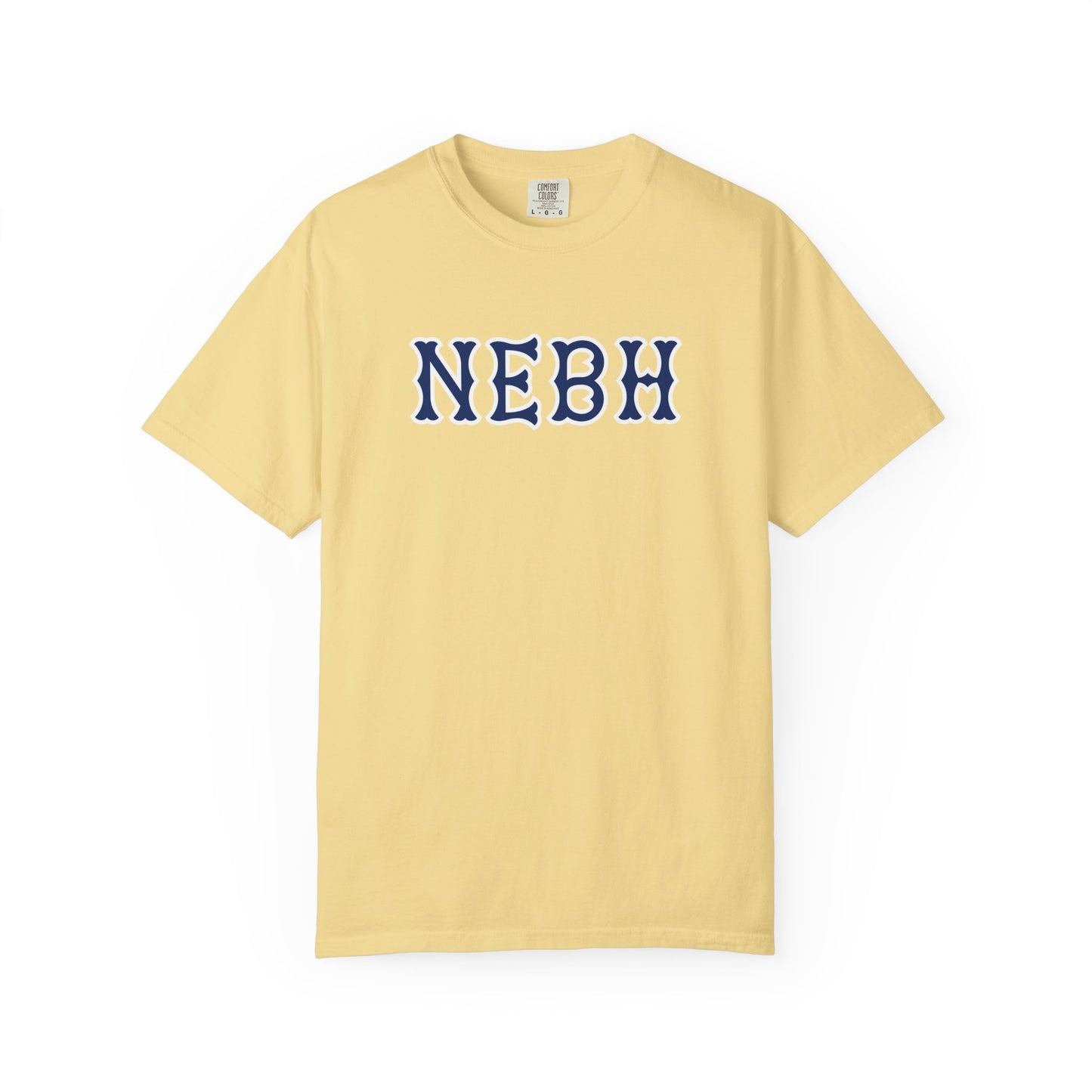 NEBH NAVY SOX LETTERS TEE