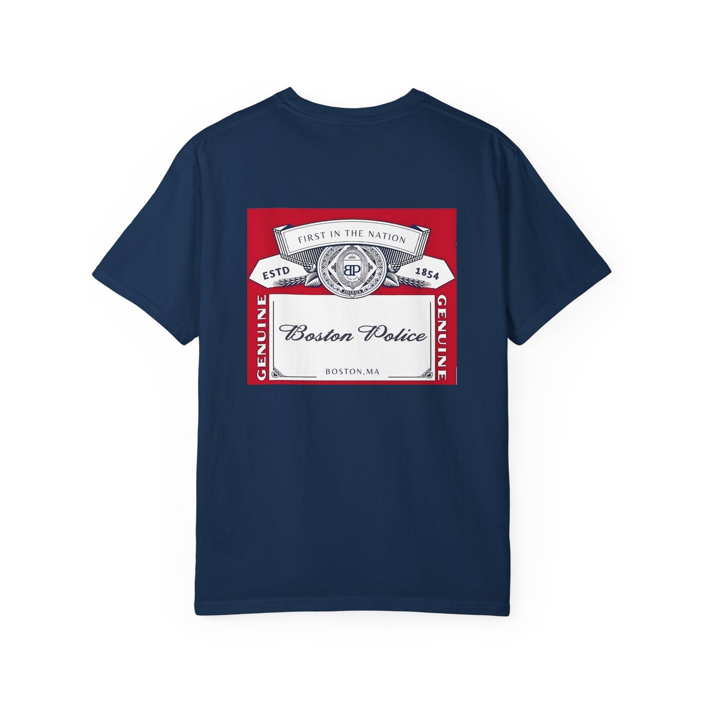 BOSTON POLICE CROWN LABEL T-SHIRT
