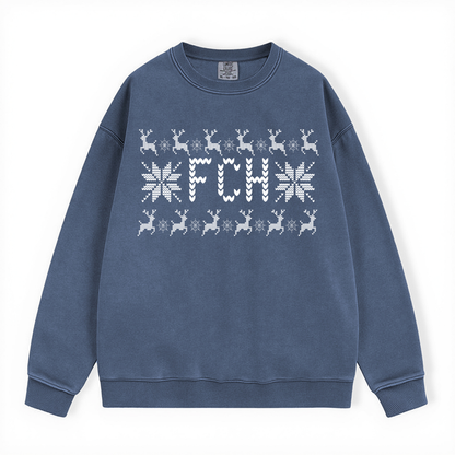 FCH UGLY SWEATER COMFORT COLORS CREWNECK