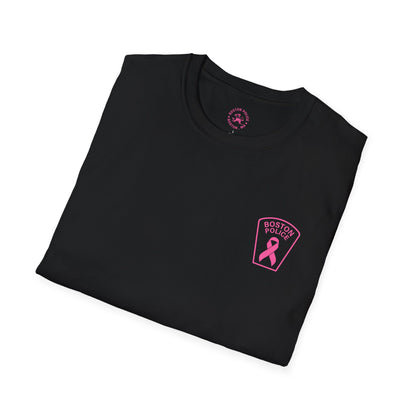 BOSTON POLICE BREAST CANCER AWARENESS SOFTSTYLE T-SHIRT