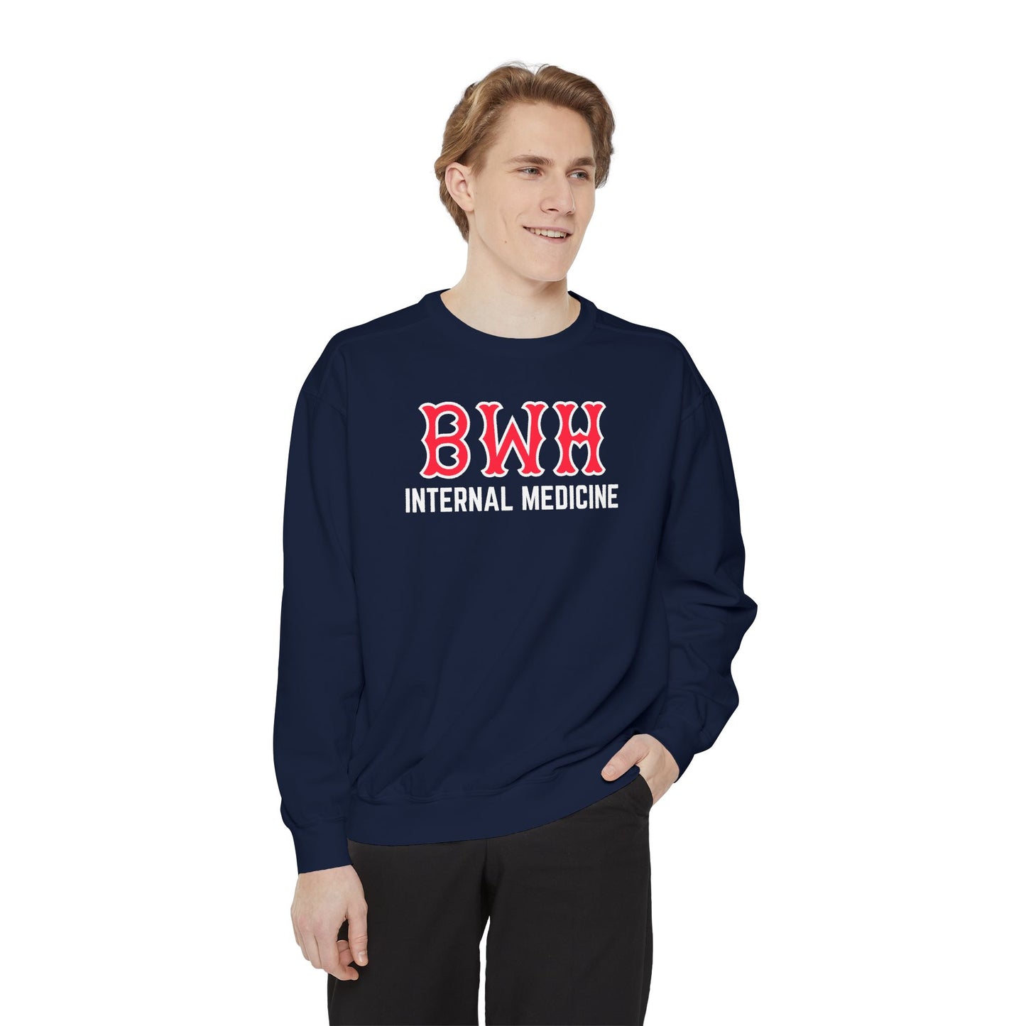 BWH INTERNAL MEDICINE COMFORT COLORS CREWNECK