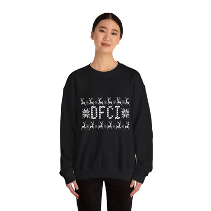 DFCI UGLY SWEATER HEAVY BLEND CREWNECK