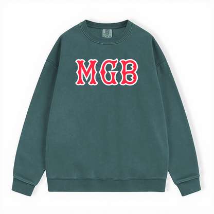 MGB SOX LETTERS CREWNECK