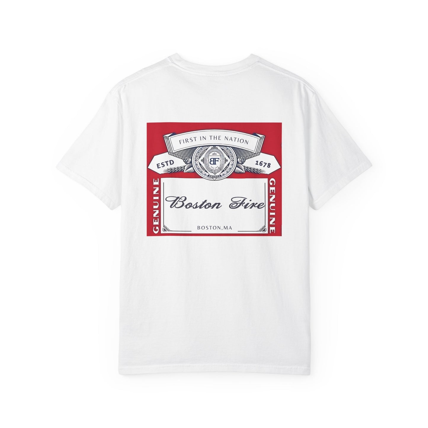 BOSTON FIRE CROWN LABEL T-SHIRT